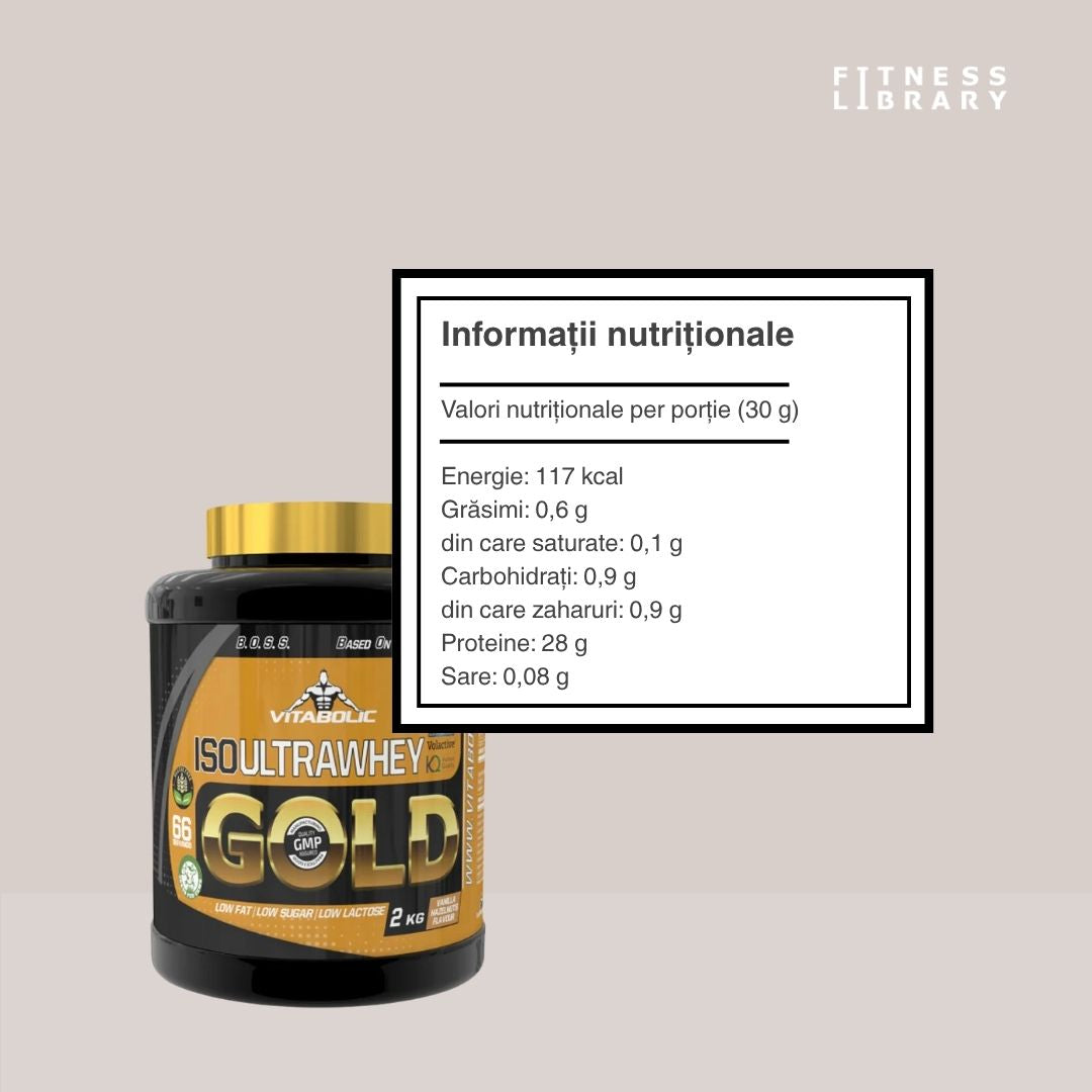 UltraWhey Gold: Regenerare și performanță maximă pentru atingerea potențialului tău.