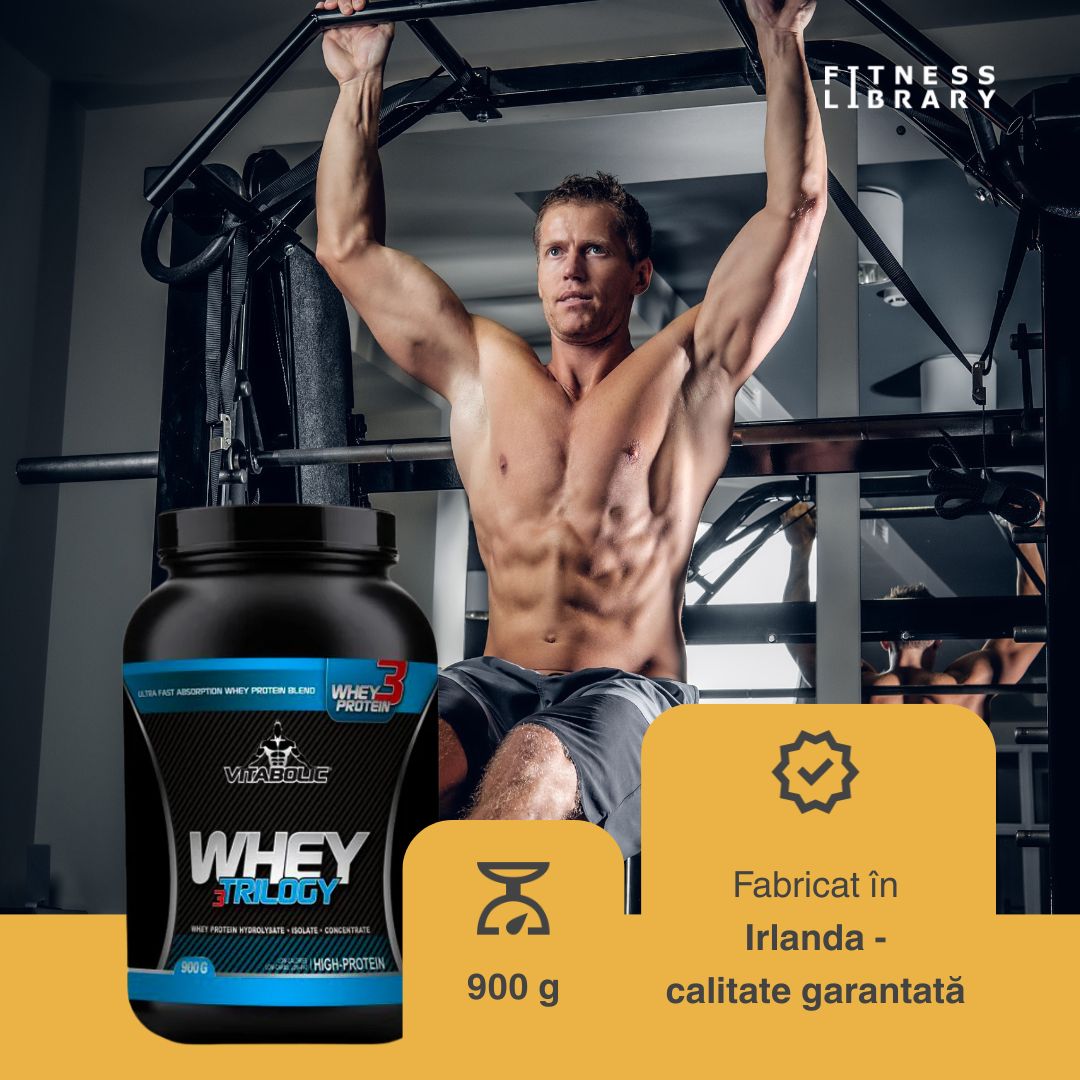 Siluetă ideală și recuperare rapidă cu Whey Trilogy Standard.  Masă musculară definită pentru o versiune mai puternică.