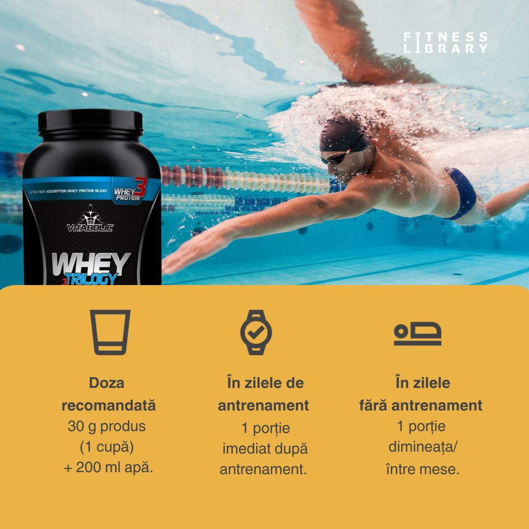 Siluetă ideală cu Whey Trilogy Standard. Recuperare rapidă, masă musculară definită. Devino mai puternic și elegant.
