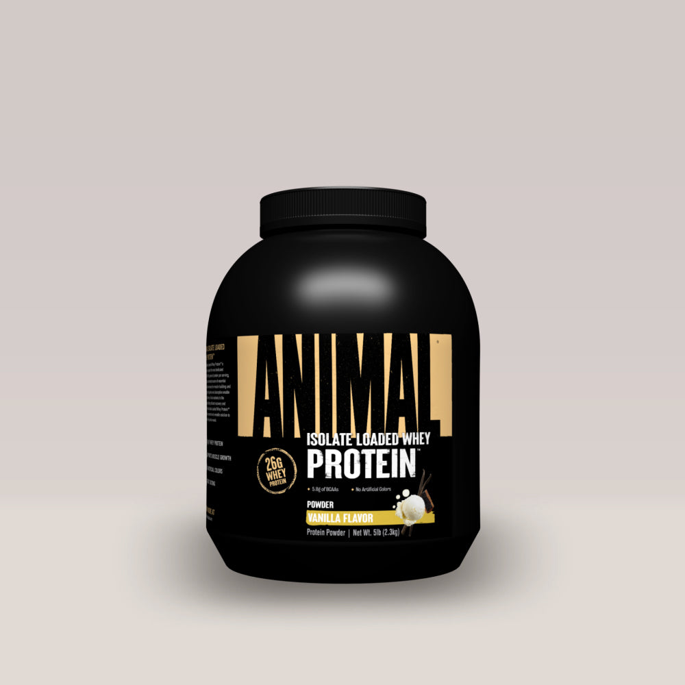 Imagine cu proteina Animal Whey de la Universal Nutrition, 2.3kg. Vanilie.