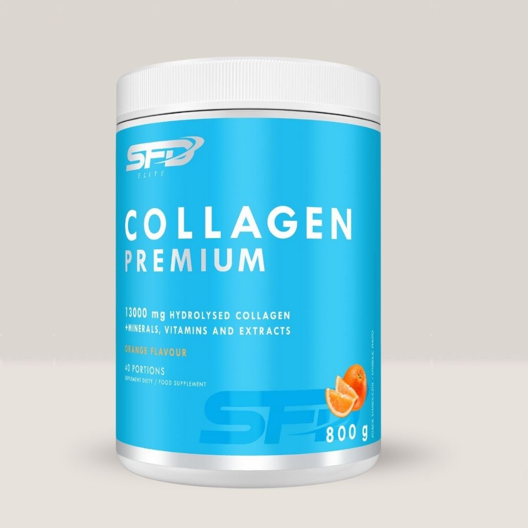 Piele luminoasă și mobilitate grațioasă cu Collagen Premium. Colagen hidrolizat și vitamine pentru vitalitate.