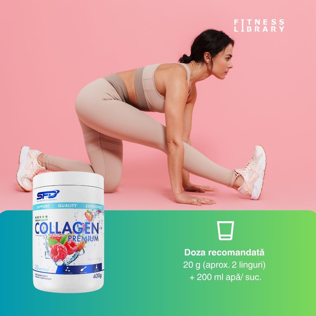 Colagen Premium SFD: Suplețe, tinerețe, strălucire. Trăiește activ, radiant, în fiecare zi.