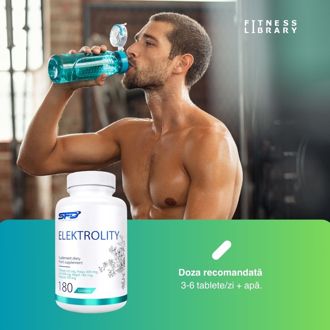 Hidratare și energie celulară cu Electroliți SFD. Performanță pură pentru potențial maxim.