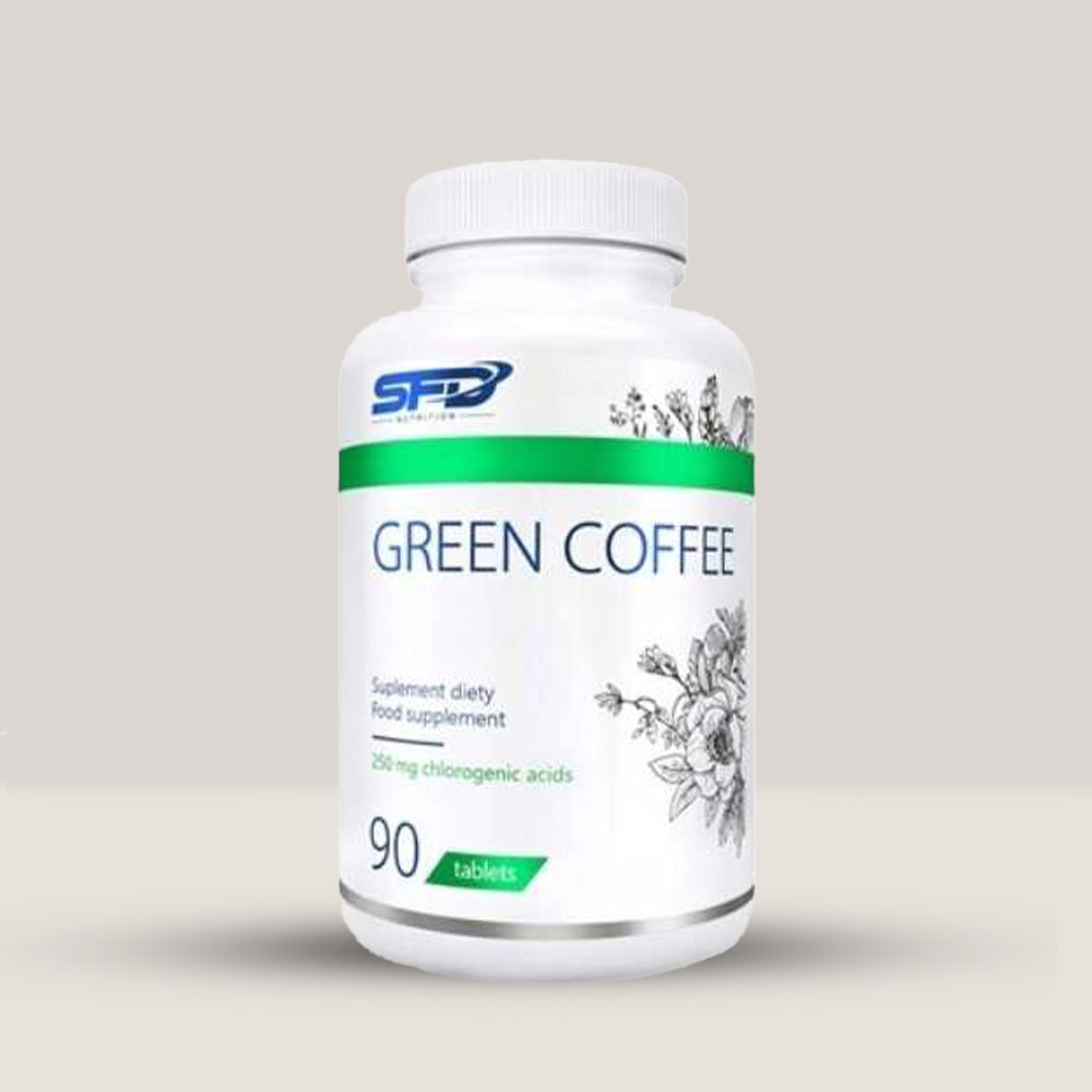 Imagine cu suplimentul alimentar Green Coffee de la SFD NUTRITION, 90 de tablete.