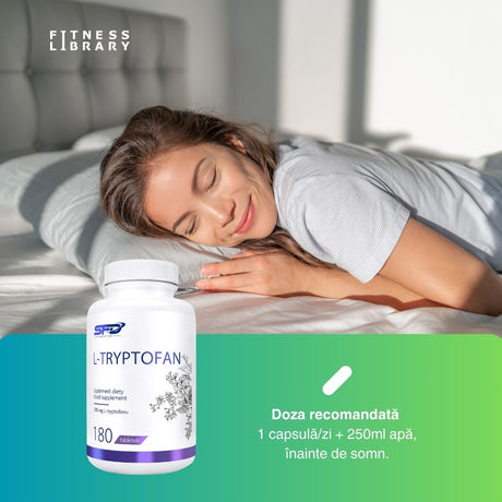Somn profund, minte limpede cu L-triptofan SFD.  Viață împlinită.