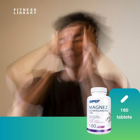 Magneziu, Ashwagandha și B6 pentru energie și gestionarea stresului. Redescoperă-ți vitalitatea cu Adaptogen Complex de la SFD Nutrition.