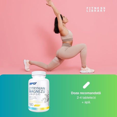 Magneziu și B6 (P-5-P) SFD: Energie și vitalitate pentru potențial maxim.