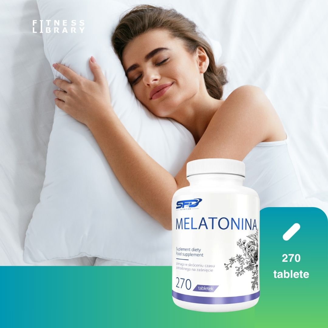 Somn profund și regenerator cu Melatonină SFD Nutrition. 270 de nopți de odihnă pentru un sine reînnoit.