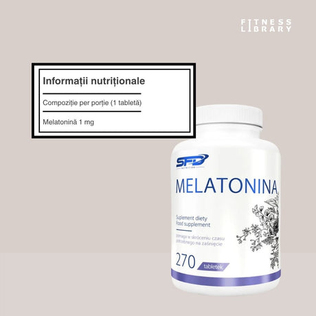 Somn profund, regenerator cu Melatonina SFD. Energie și vitalitate garantate!