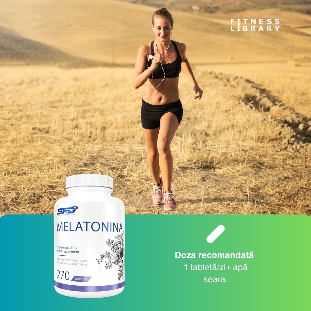 Somn profund, regenerator cu Melatonina SFD. Energie și vitalitate garantate!