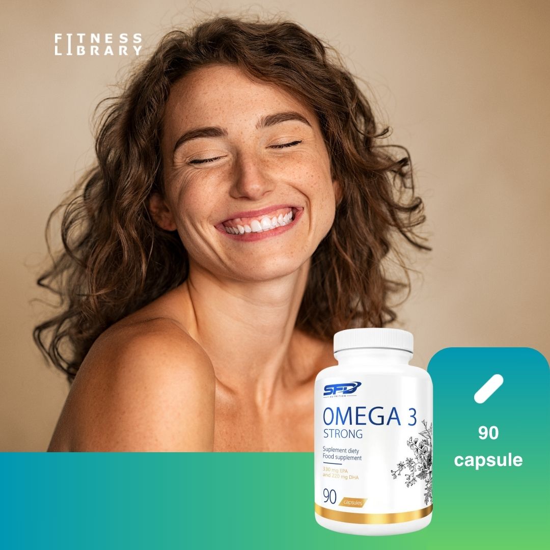 Omega 3 Strong: Minte clară, corp vibrant, inimă puternică.
