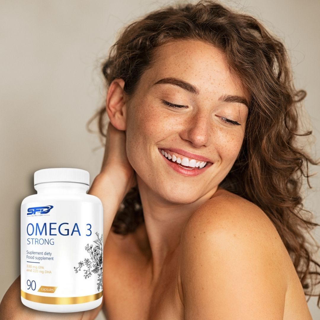 Omega 3 Strong: Minte clară, corp vibrant, inimă puternică.