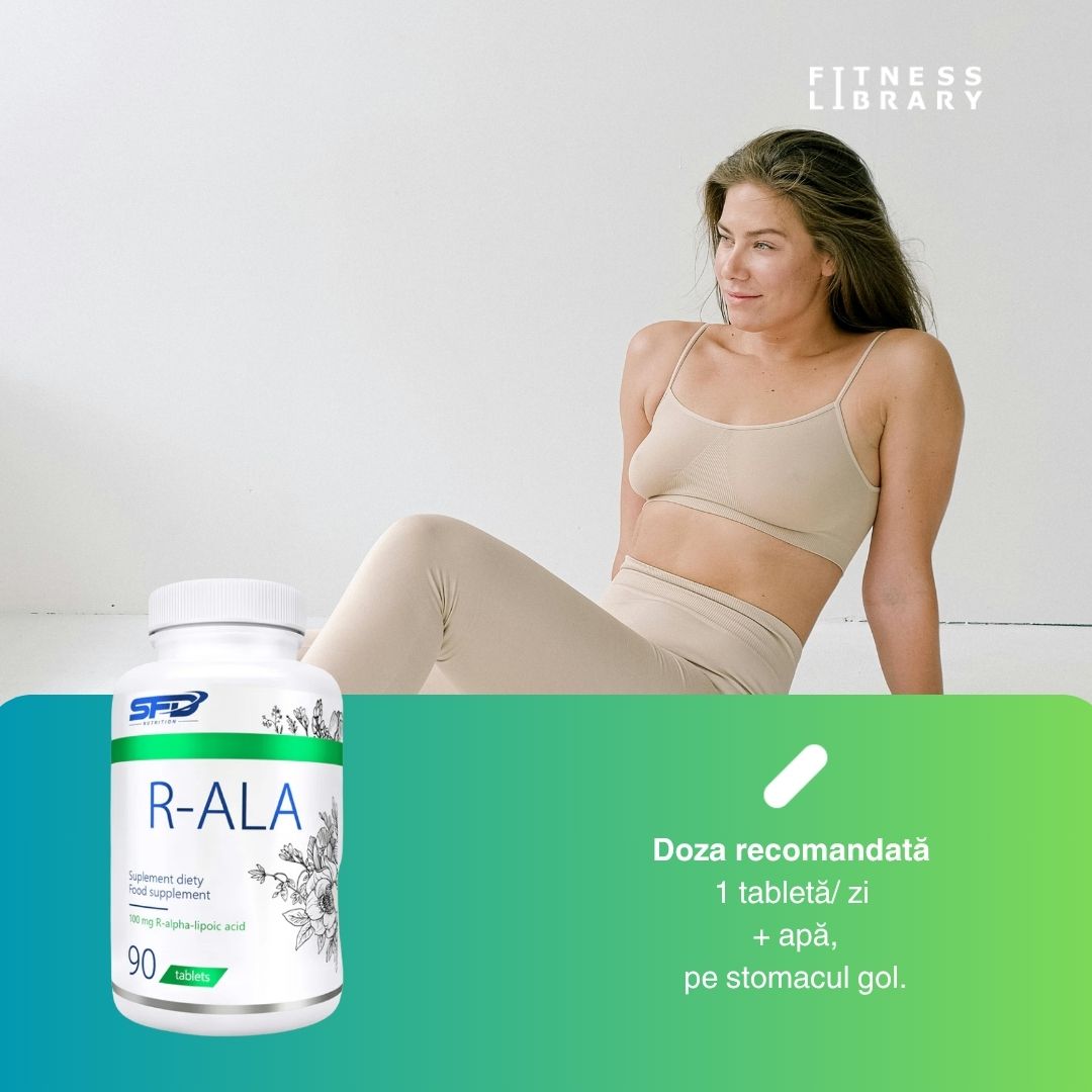 Energie celulară și vitalitate cu Acid R-Alfa-Lipoic de la SFD Nutrition. Radiază zilnic!