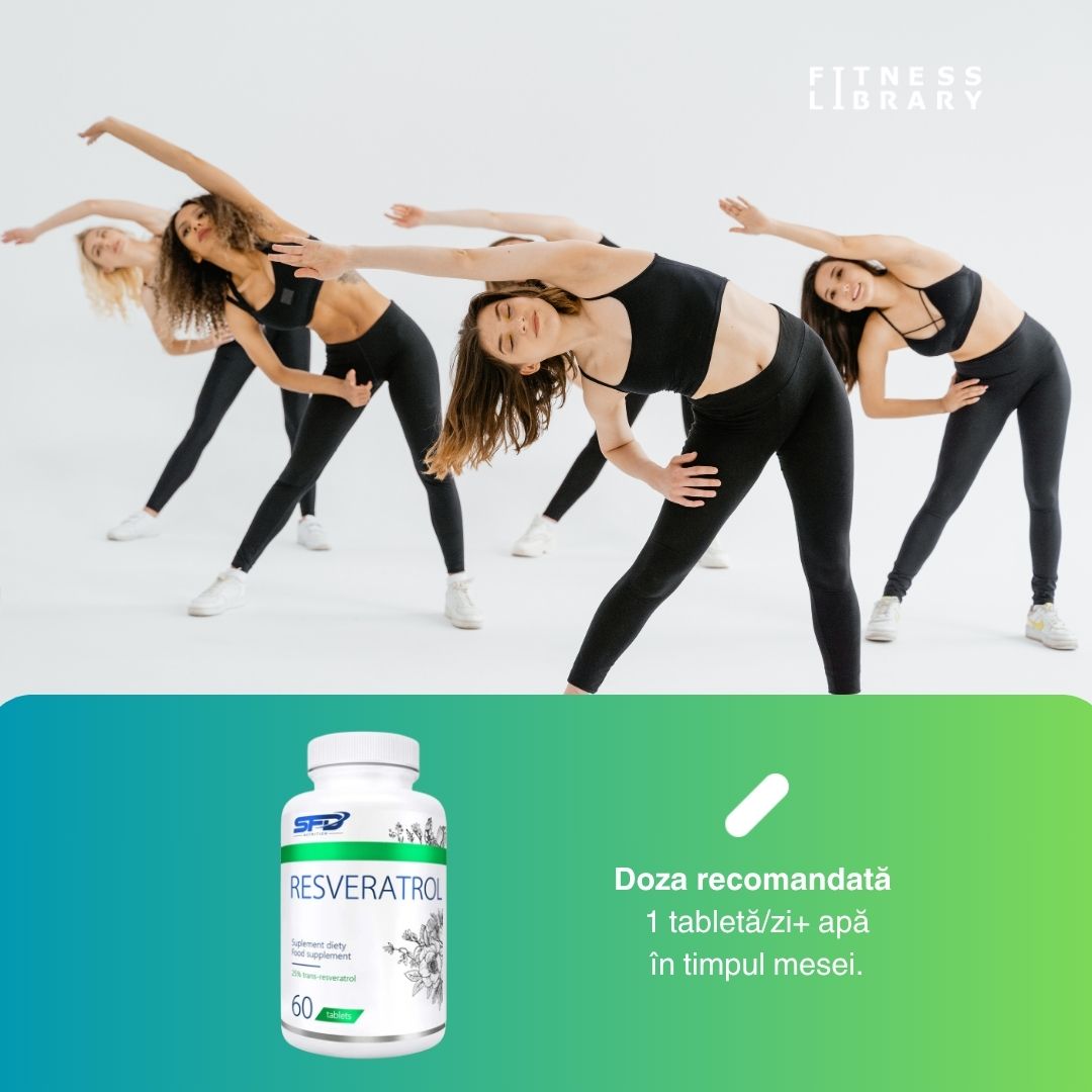 Resveratrol: Tinerețe celulară și energie radiantă. Protejează împotriva stresului oxidativ.