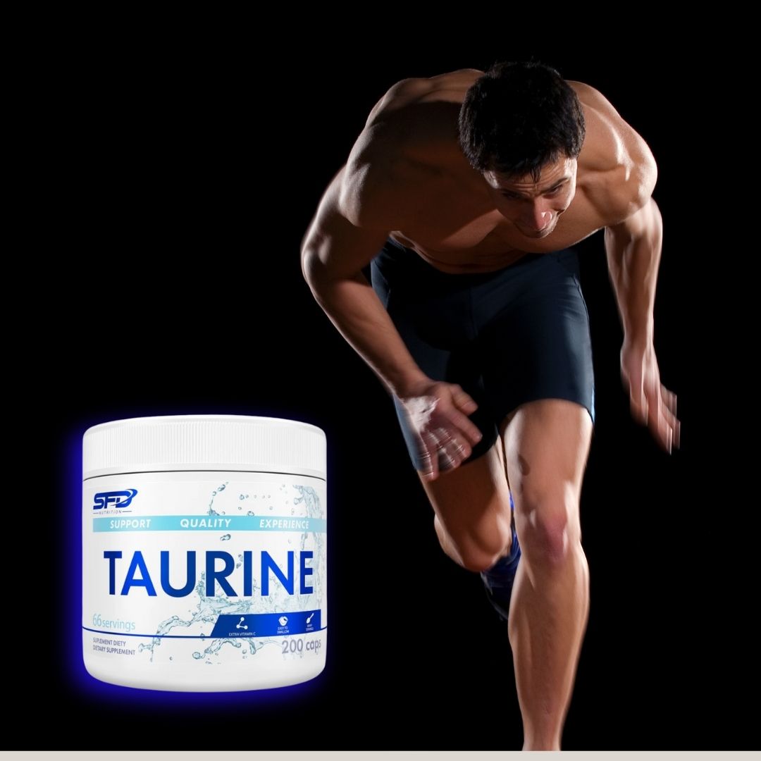 Taurină + Vitamina C SFD. Performanță & Energie Maximă.