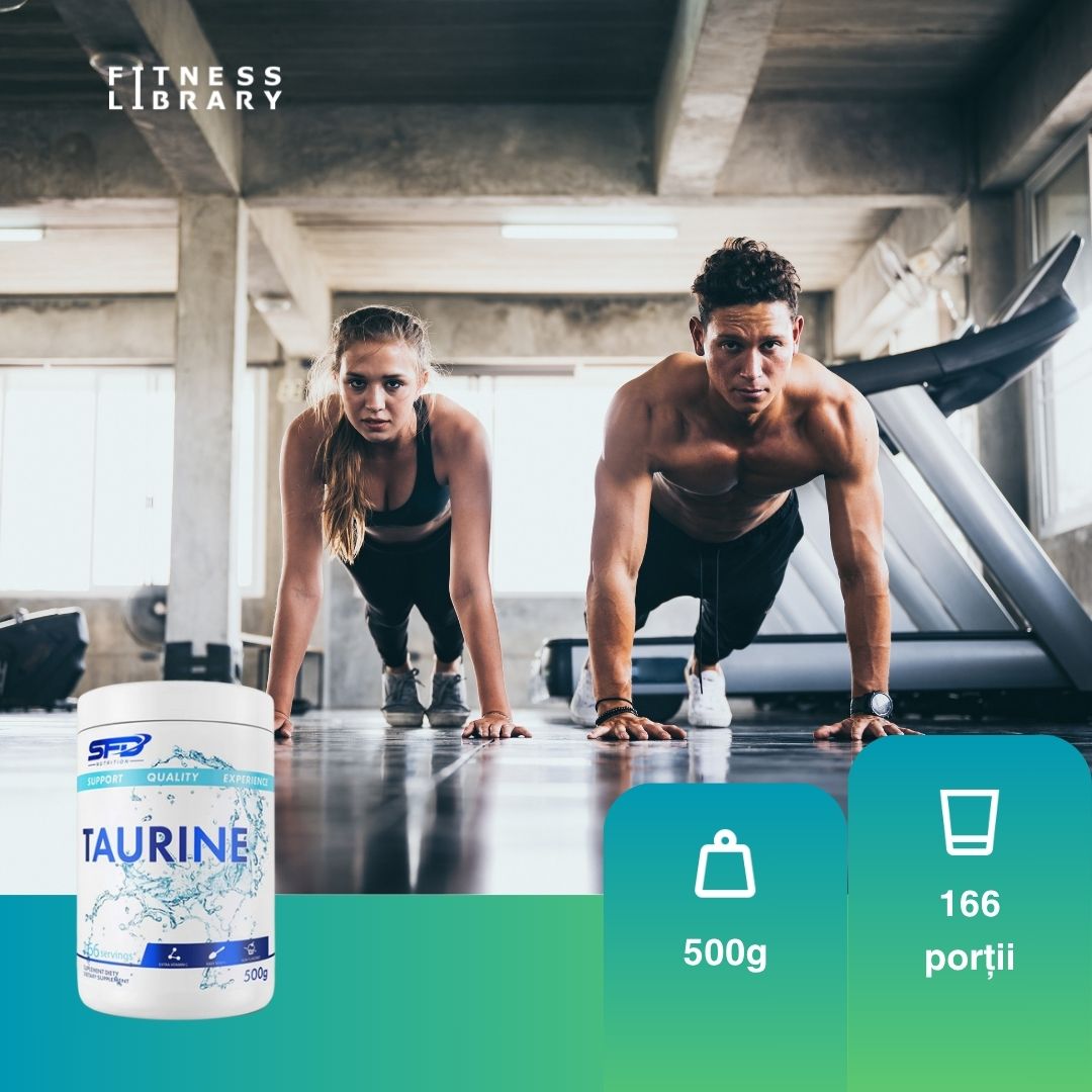 Energie vibrantă și rezistență neobosită cu Taurina SFD + Vitamina C. Performanță de vârf și bunăstare holistică.