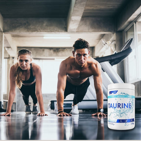Energie pură și rezistență neobosită cu Taurina SFD Nutrition & Vitamina C. Performanță de vârf și claritate mentală.
