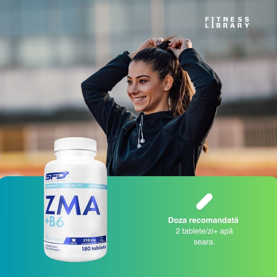 Somn regenerator cu ZMA+B6. Trezește-te plin de energie!