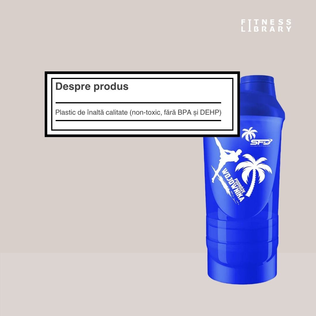 Antrenamente impecabile cu Shaker-ul Warrior Journey. Performanță maximă, de la prima picătură la ultima repetiție.