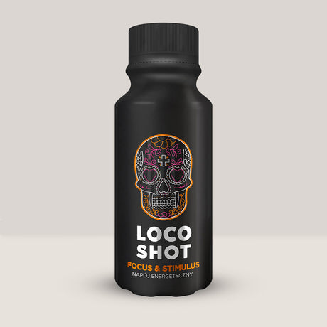 Shot lichid nootropic LOCO FOCUS & STIMULUS, pentru energie și concentrare.