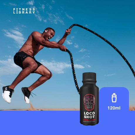 Energie explozivă și pompare musculară intensă cu LOCO Power & Pump Shot. Antrenamente transcendente, format elegant.