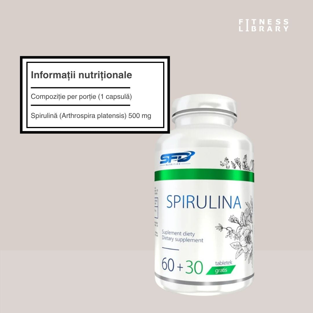 Spirulină SFD: 90 de zile pentru imunitate puternică și energie revitalizată.