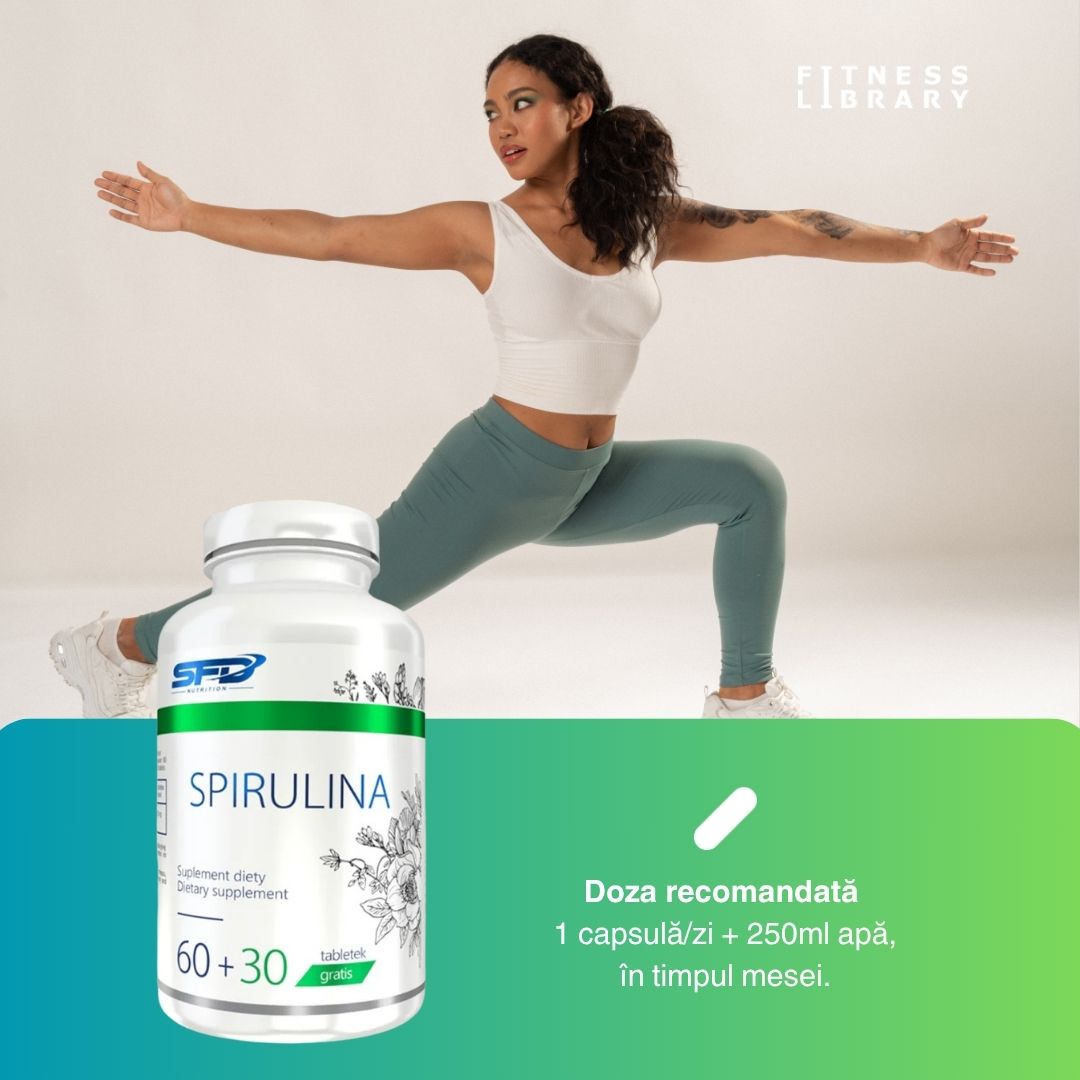 Spirulină SFD: Energie vibrantă și imunitate puternică pentru o viață la maximum.