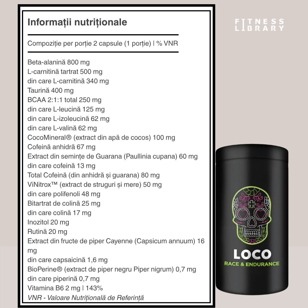 Anduranță amplificată și recuperare rapidă cu RACE & ENDURANCE de la LOCO. Atinge performanța de vârf!