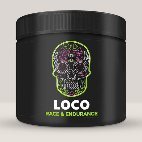 Imagine cu suplimentul pre-workout Race & Endurance de la LOCO, 280g.