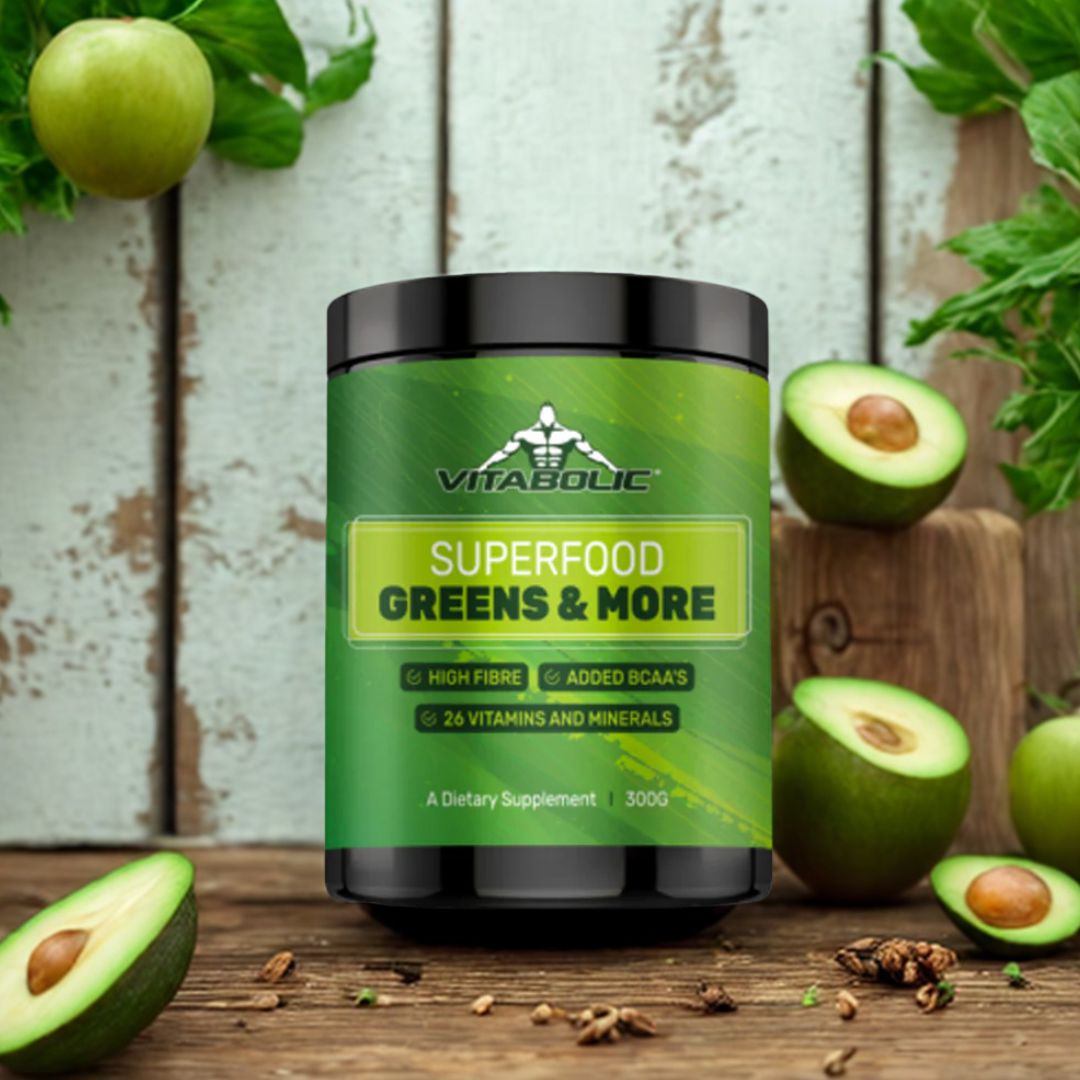 Energie naturală și bunăstare profundă cu Superfood Greens & More de la Vitabolic.