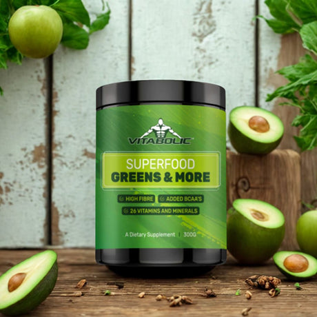 Energie naturală și bunăstare profundă cu Superfood Greens & More de la Vitabolic.