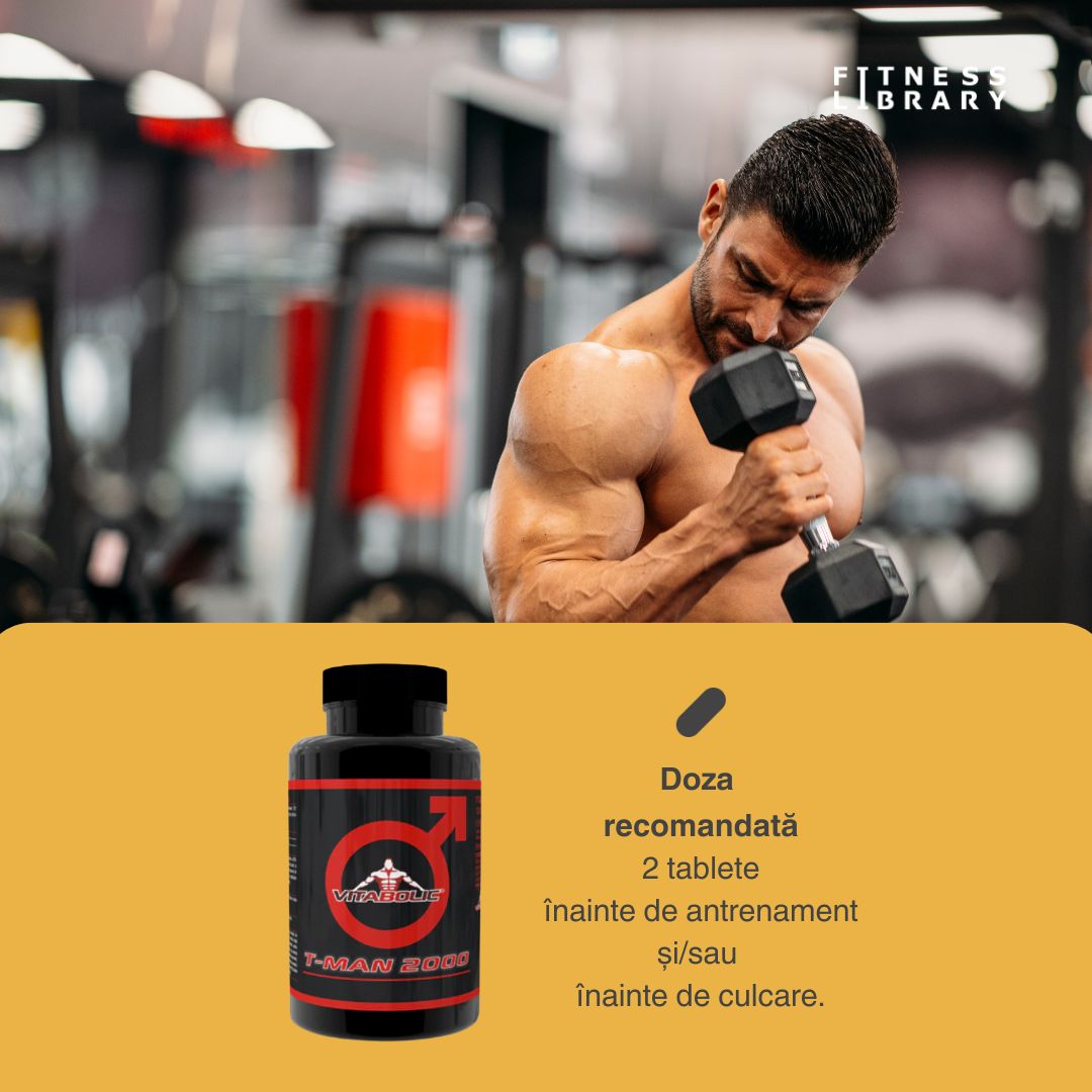 Performanță de vârf cu T-Man 2000 Vitabolic. Vitalitate amplificată.