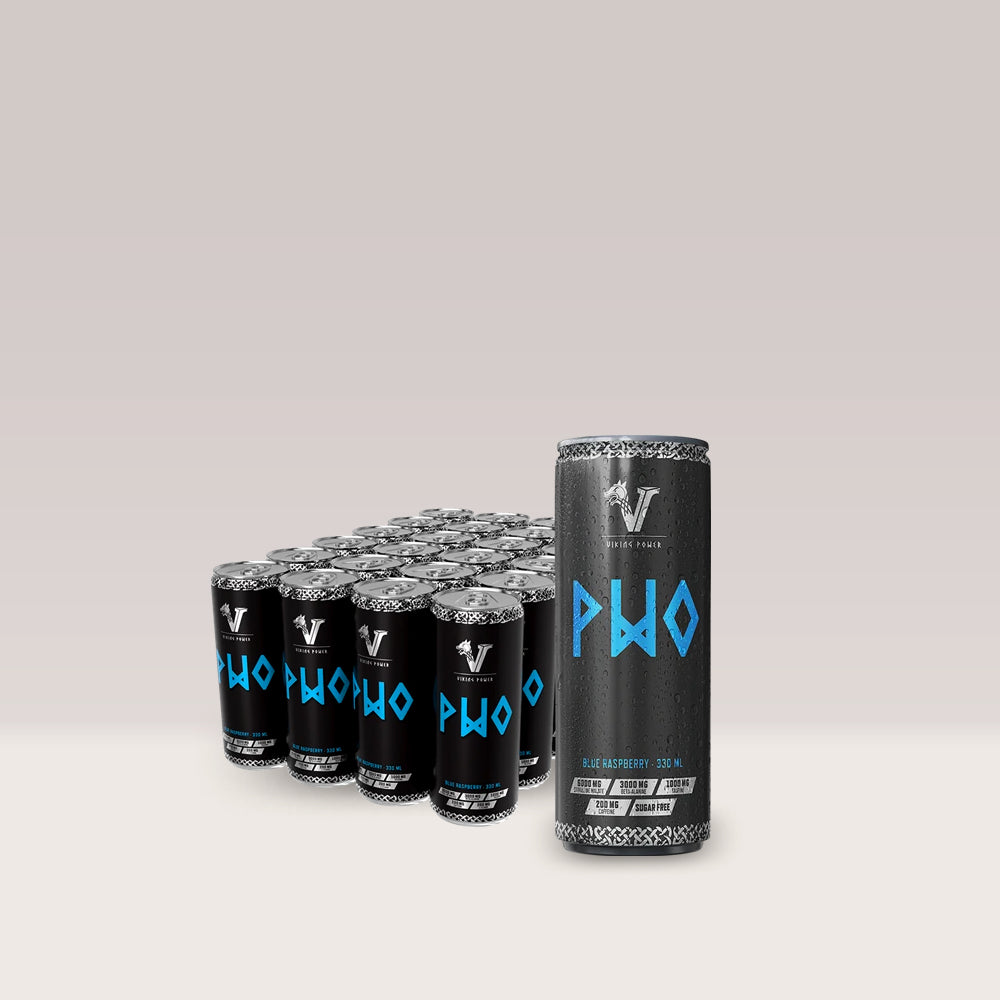 Energie explozivă fără zahăr! Viking Power PWO - zmeură albastră - atinge noi culmi.