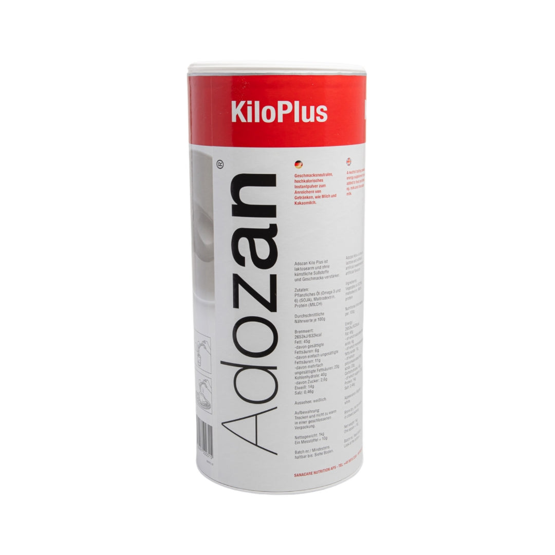 Pudră Hipercalorică Adozan Kilo+ Fără Aromă (Energie & Proteine) - 1 kg