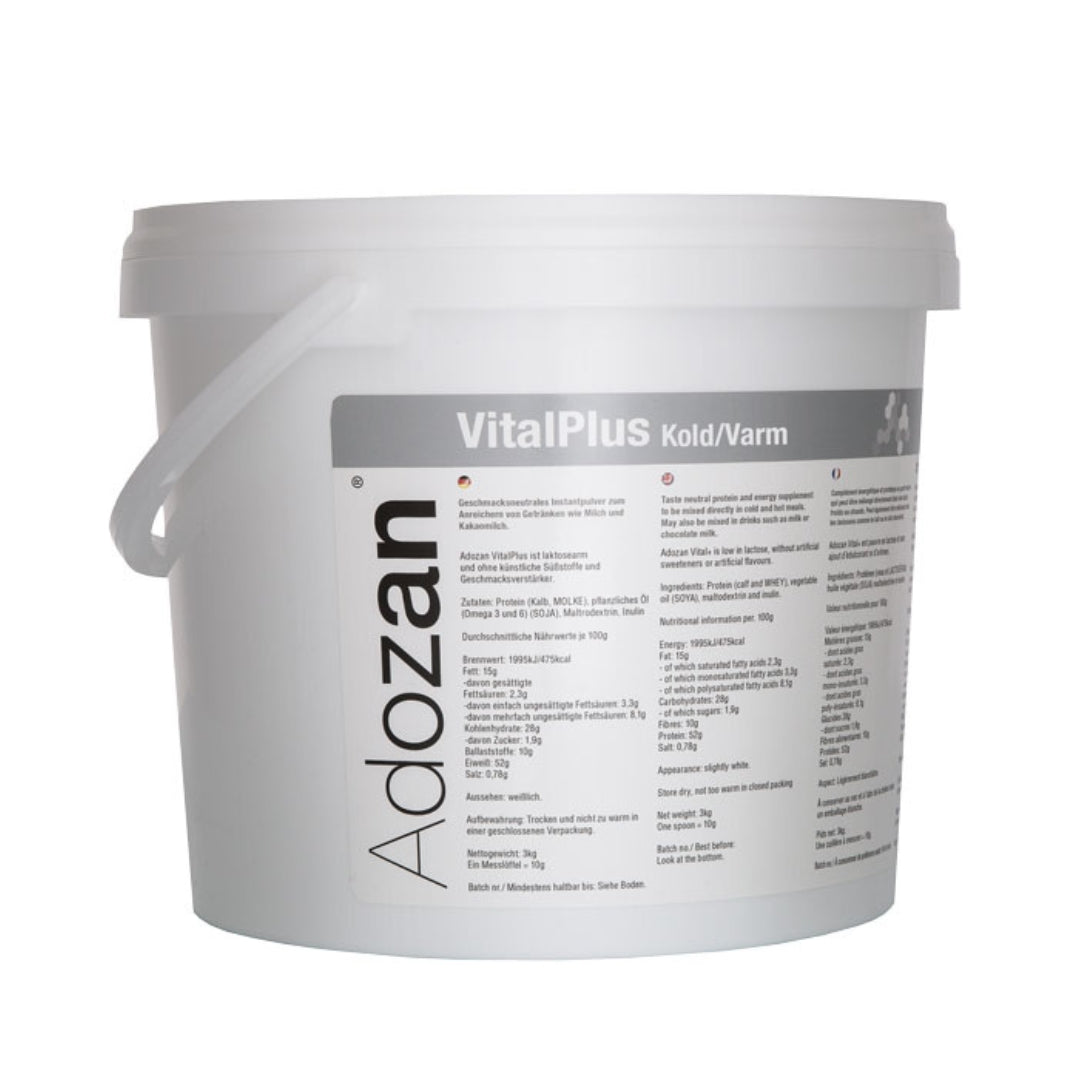 Pudră Nutritivă Completă Adozan Vital+ cu Fibre și Proteine (Gust Neutru) - 3 kg