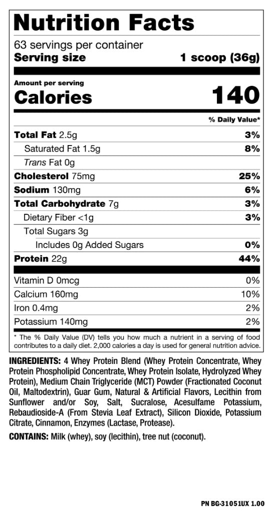 Proteine din Zer Mutant Whey - 2270 g