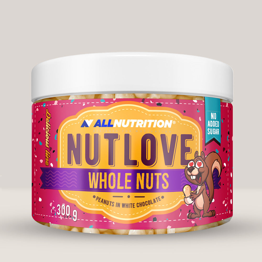 NUTLOVE WHOLENUTS (Peanuts in white chocolate) - 300g
