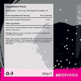 Creatina monohidrata, pudra, 300g, Warrior -  Blazing Berry