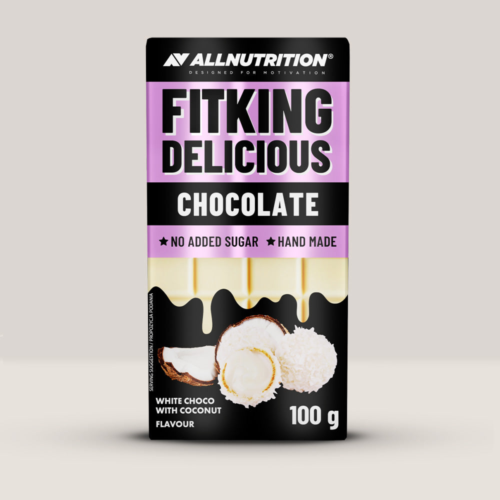 Handmade white chocolate (with coconut) - 100g