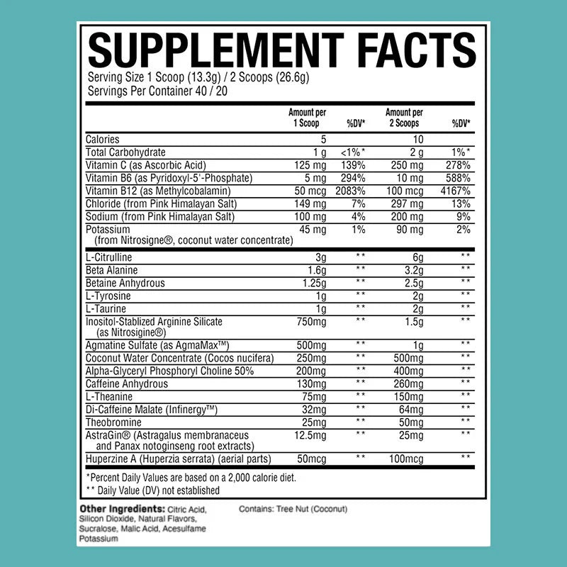 RAW CBUM Thavage Pre-Workout 520g WS