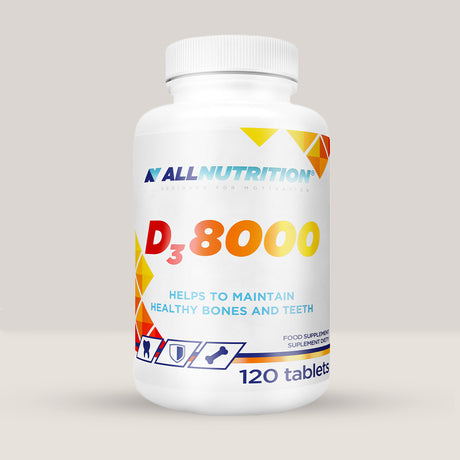 Imunitate puternică și oase sănătoase cu Vitamina D3 8000 ALLNUTRITION. Energie și vitalitate în fiecare zi.