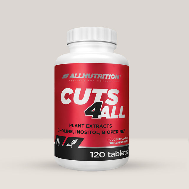 Siluetă visată? Cuts4All de la ALLNUTRITION oferă energie și definire musculară.