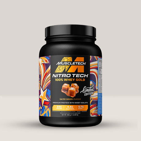 Whey Gold: Performanță maximă, recuperare rapidă. Gust decadent de caramel.