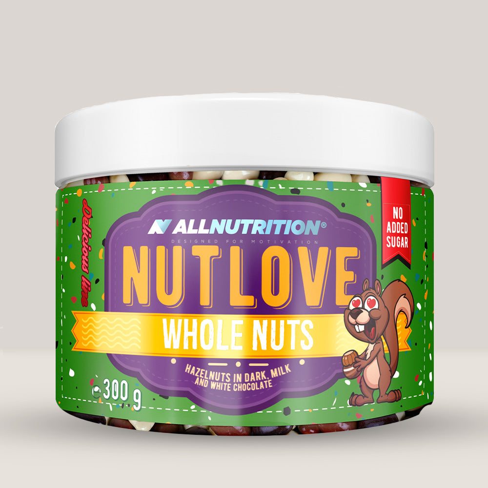 NUTLOVE WHOLENUTS (Hazelnuts in dark milk & white chocolate) - 300g
