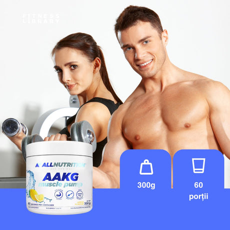 Pompează-ți mușchii la maximum cu AAKG Muscle Pump de la ALLNUTRITION. Performanță explozivă și energie pură la fiecare antrenament.