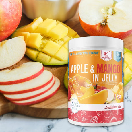 Gem premium mere-mango (80% fructe), fără zahăr adăugat. Un mic dejun delicios și sănătos.