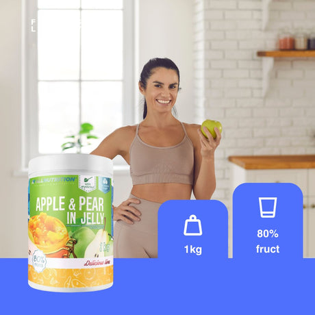 Gem artizanal mere și pere, fără zahăr adăugat. Gust pur, start fresh pentru o zi plină de energie.