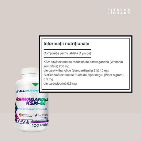Ashwagandha KSM-66 cu BioPerine®: Energie, serenitate, bunăstare.