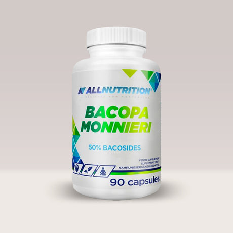 Bacopa Monnieri AllNutrition: Memorie, concentrare, antistres. 90 capsule = 90 zile de claritate mentală. #AllNutrition #BacopaMonnieri