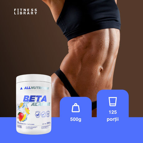 ALLNUTRITION Beta Alanină: Forță și rezistență amplificate. Antrenament fără limite.